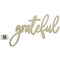 Leisure Arts Unfinished Wood Words - 9.5" X 6" - Grateful Wood Cutout Word Cutouts For Crafts Wooden Words For Crafts Wooden Cut Out Letters Laser Cut Medium Size